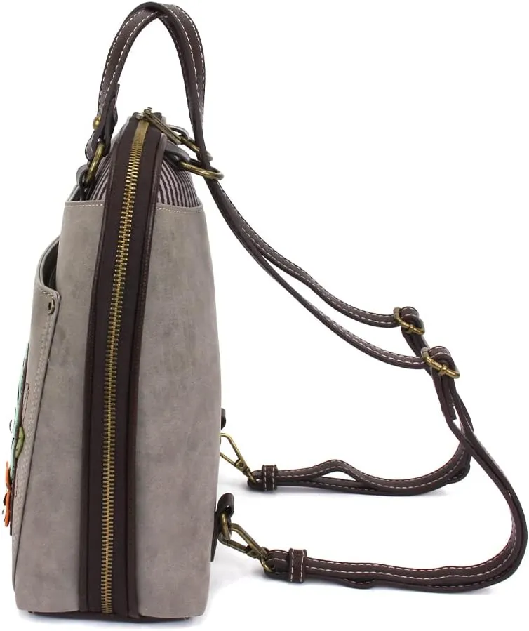 CHALA Convertible Backpack Purse - Women Convertible Shoulder Purse with Adjustable Strap