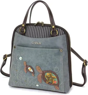 CHALA Convertible Backpack Purse - Women Convertible Shoulder Purse with Adjustable Strap