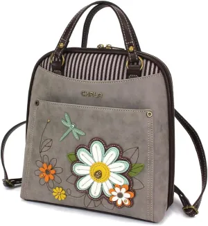 CHALA Convertible Backpack Purse - Women Convertible Shoulder Purse with Adjustable Strap