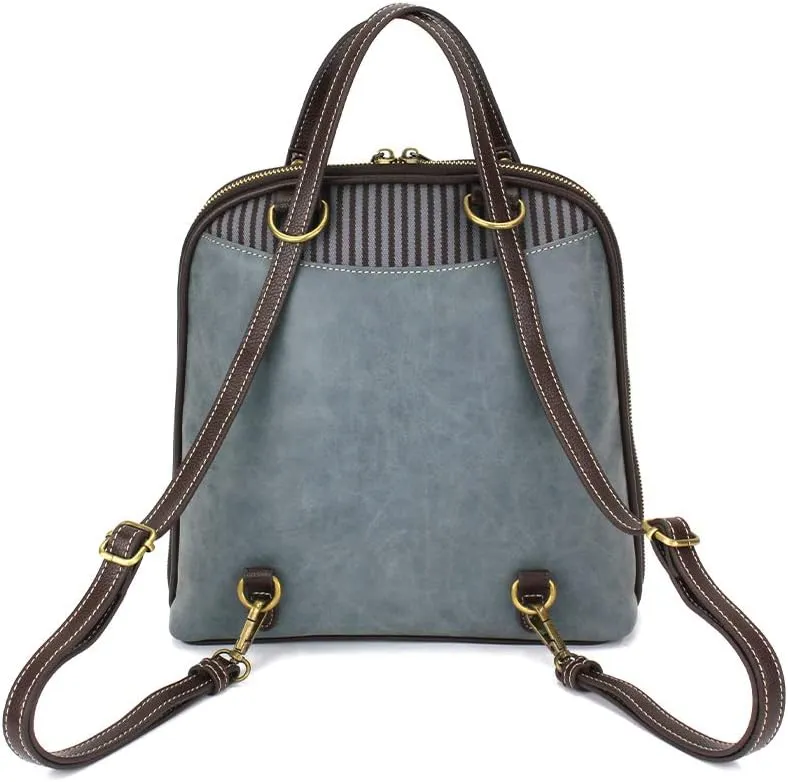 CHALA Convertible Backpack Purse - Women Convertible Shoulder Purse with Adjustable Strap