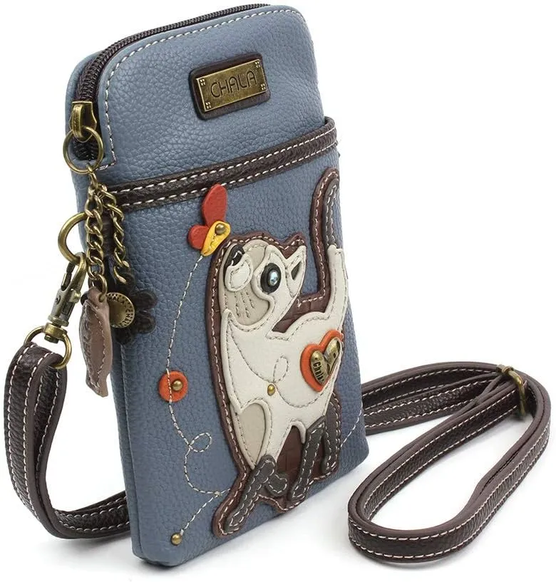 CHALA Crossbody Cell Phone Purse | Women's Multi-Color Wristlet Handbags with Adjustable Strap