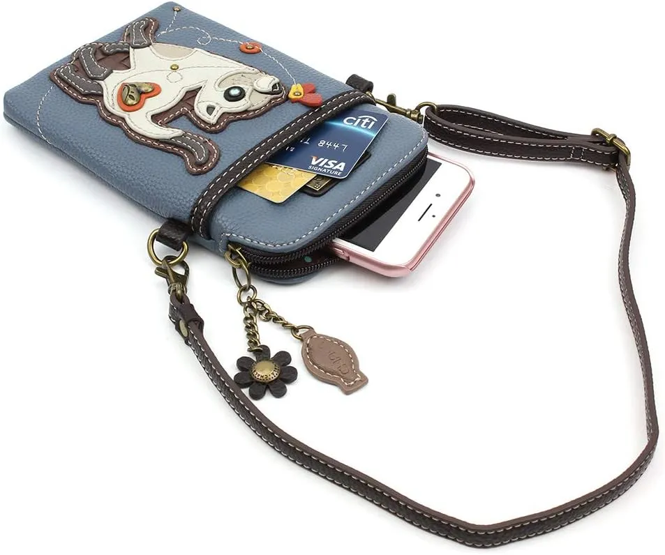 CHALA Crossbody Cell Phone Purse | Women's Multi-Color Wristlet Handbags with Adjustable Strap