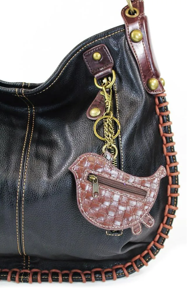 CHALA Handbags Charming Crossbody or Shoulder Convertible Large Chala Purse - BLACK