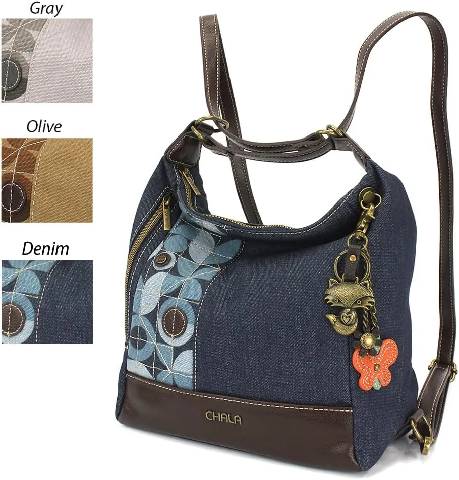 CHALA Retro Convertible Purse - Denim