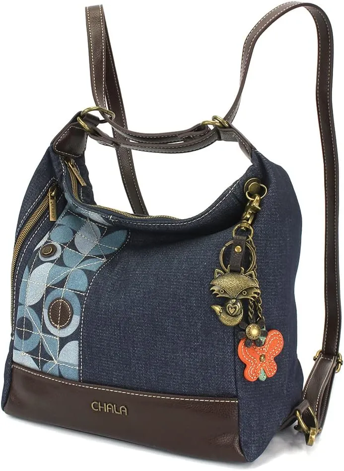 CHALA Retro Convertible Purse - Denim