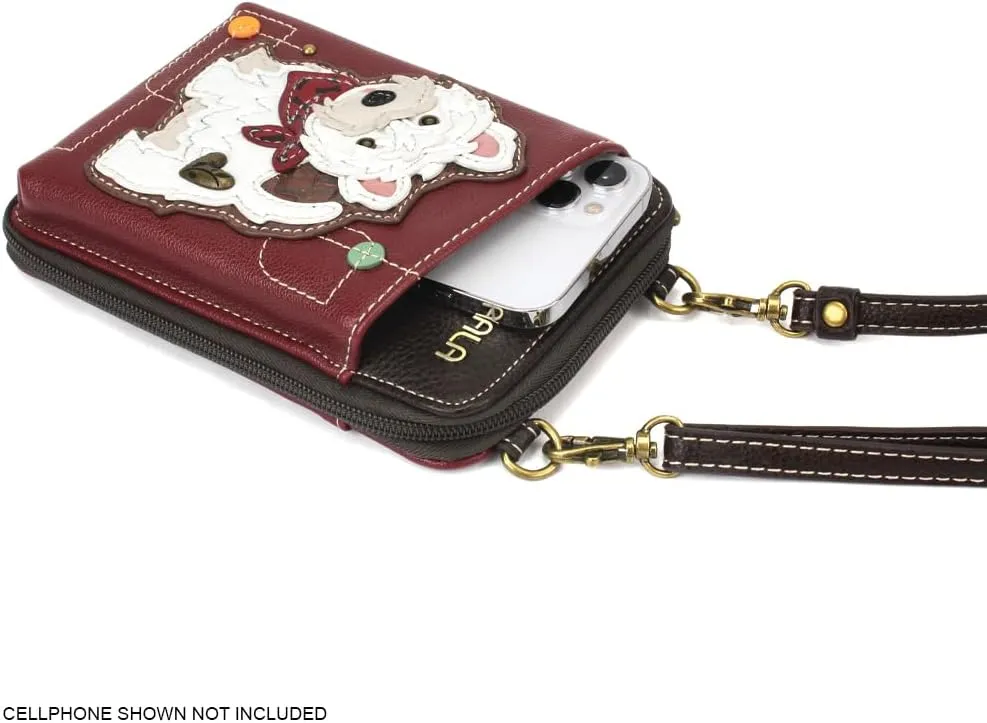 CHALA Wallet Crossbody Cell Phone Purse - Women Faux Leather Multicolor Handbag with Adjustable Strap Convertable Strap