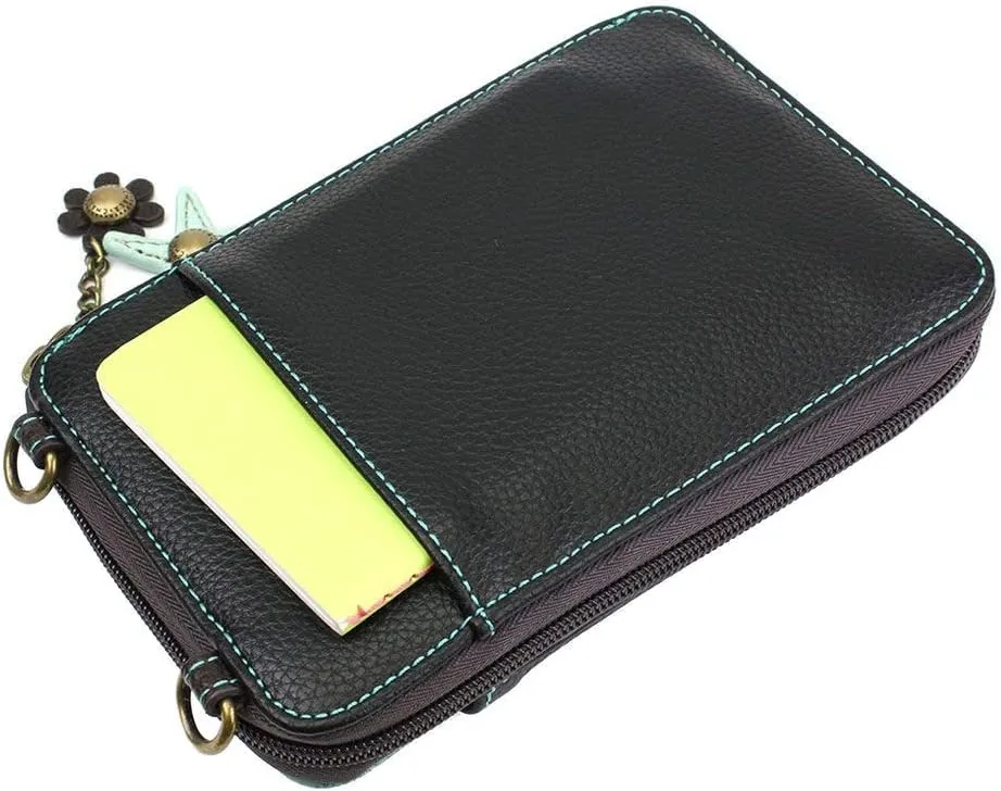 CHALA Wallet Crossbody Cell Phone Purse - Women Faux Leather Multicolor Handbag with Adjustable Strap Convertable Strap