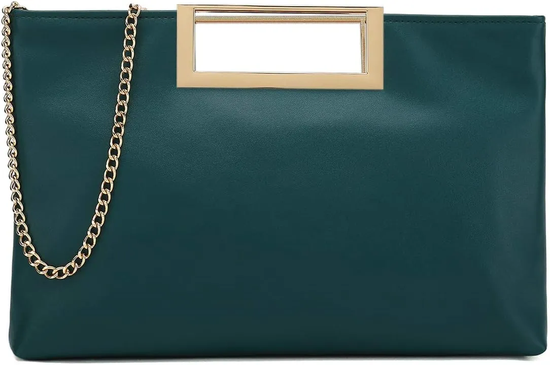 CHARMING TAILOR Fashion PU Leather Handbag Stylish Women Convertible Clutch Purse