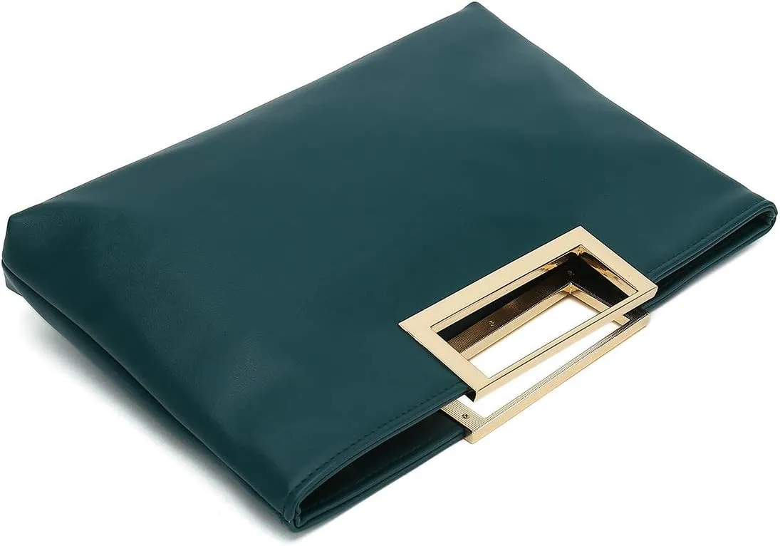 CHARMING TAILOR Fashion PU Leather Handbag Stylish Women Convertible Clutch Purse