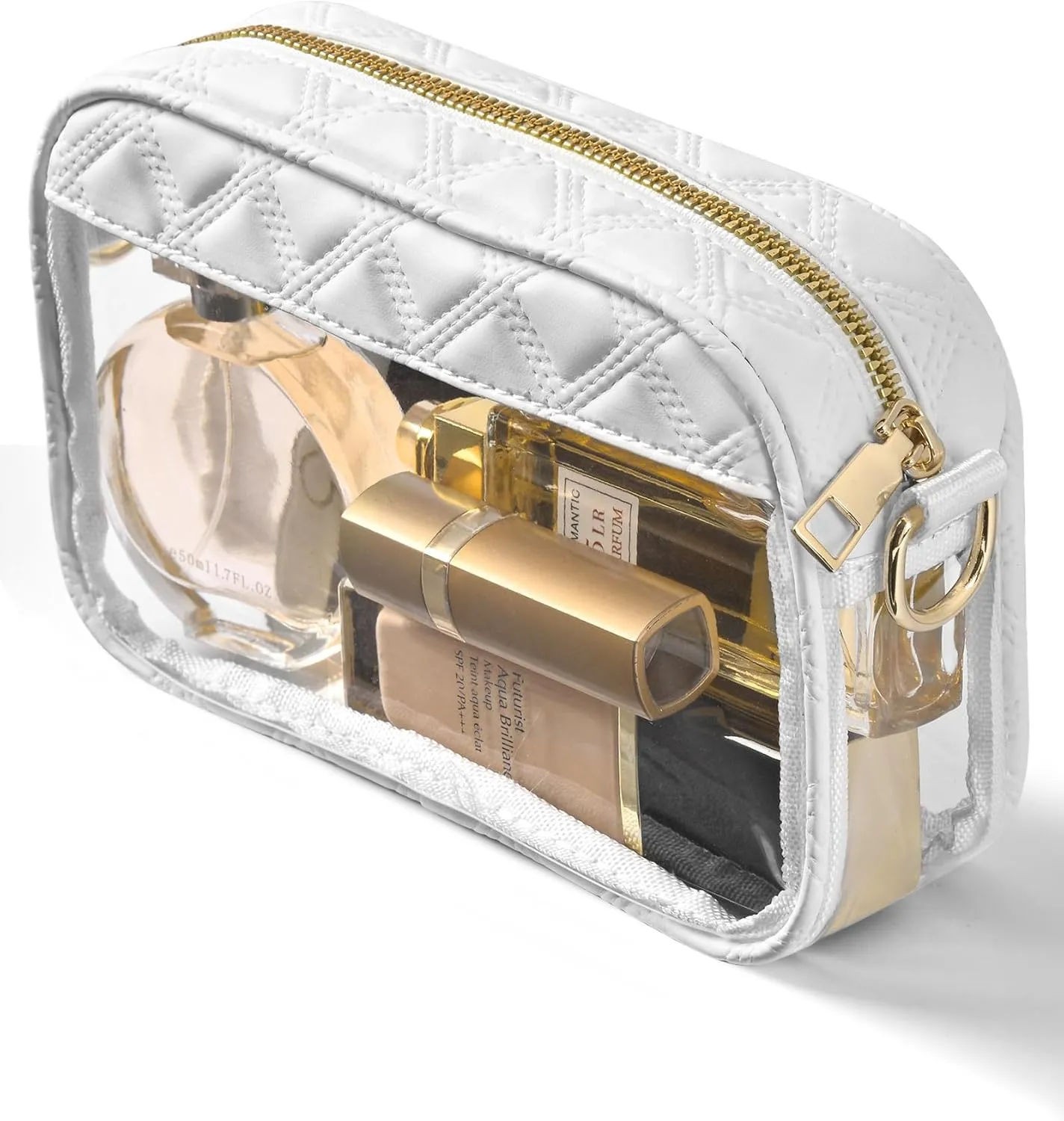 Clear Crossbody Bag Stadium Approved, Clear Purses for Women Stadium Crossbody for Events Concerts Sports Outfits