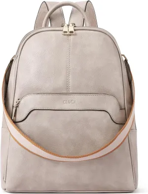 CLUCI Womens Backpack Purse Travel Backpack Leather Convertible Ladies Designer Daypack Shoulder Bags