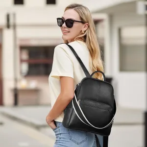CLUCI Womens Backpack Purse Travel Backpack Leather Convertible Ladies Designer Daypack Shoulder Bags