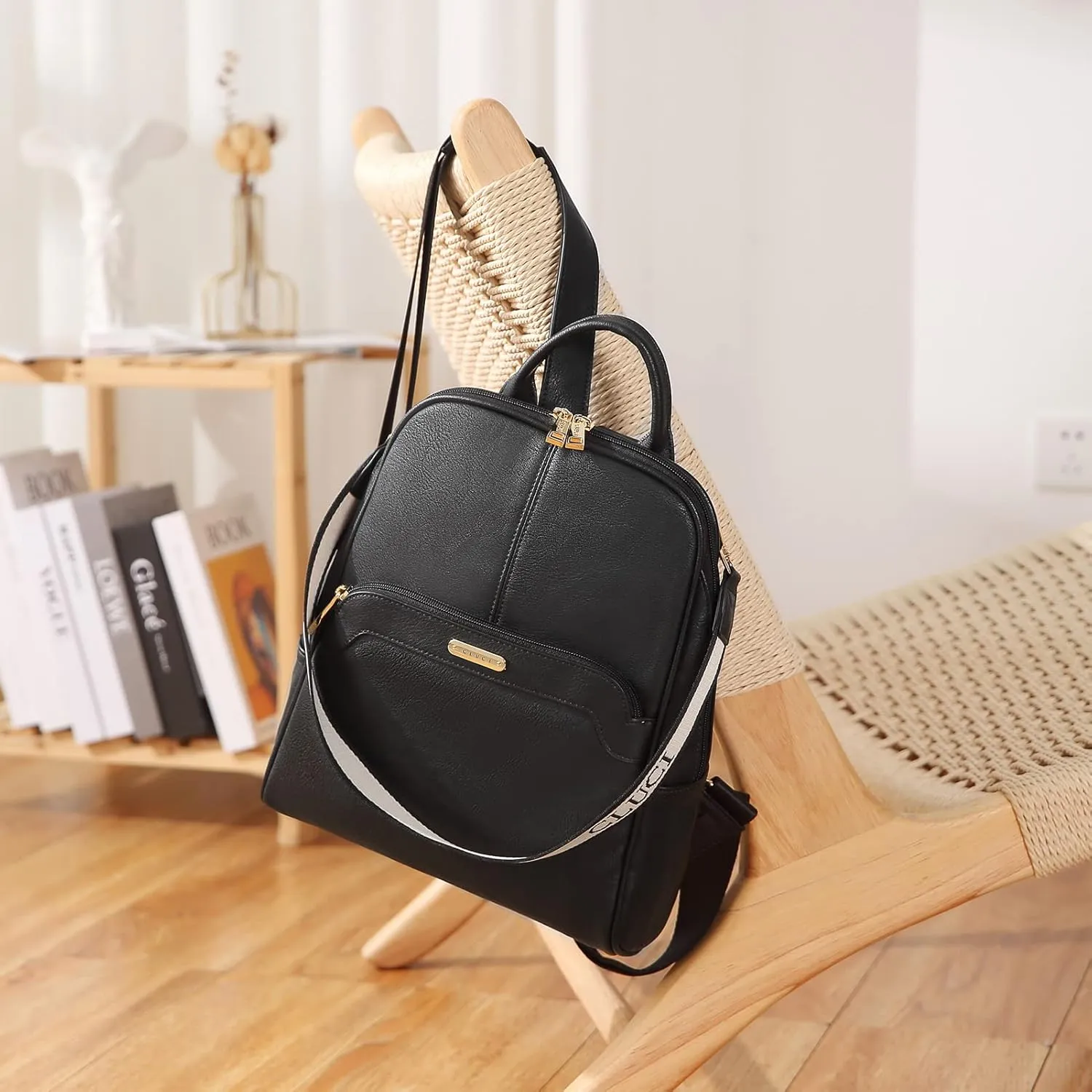 CLUCI Womens Backpack Purse Travel Backpack Leather Convertible Ladies Designer Daypack Shoulder Bags