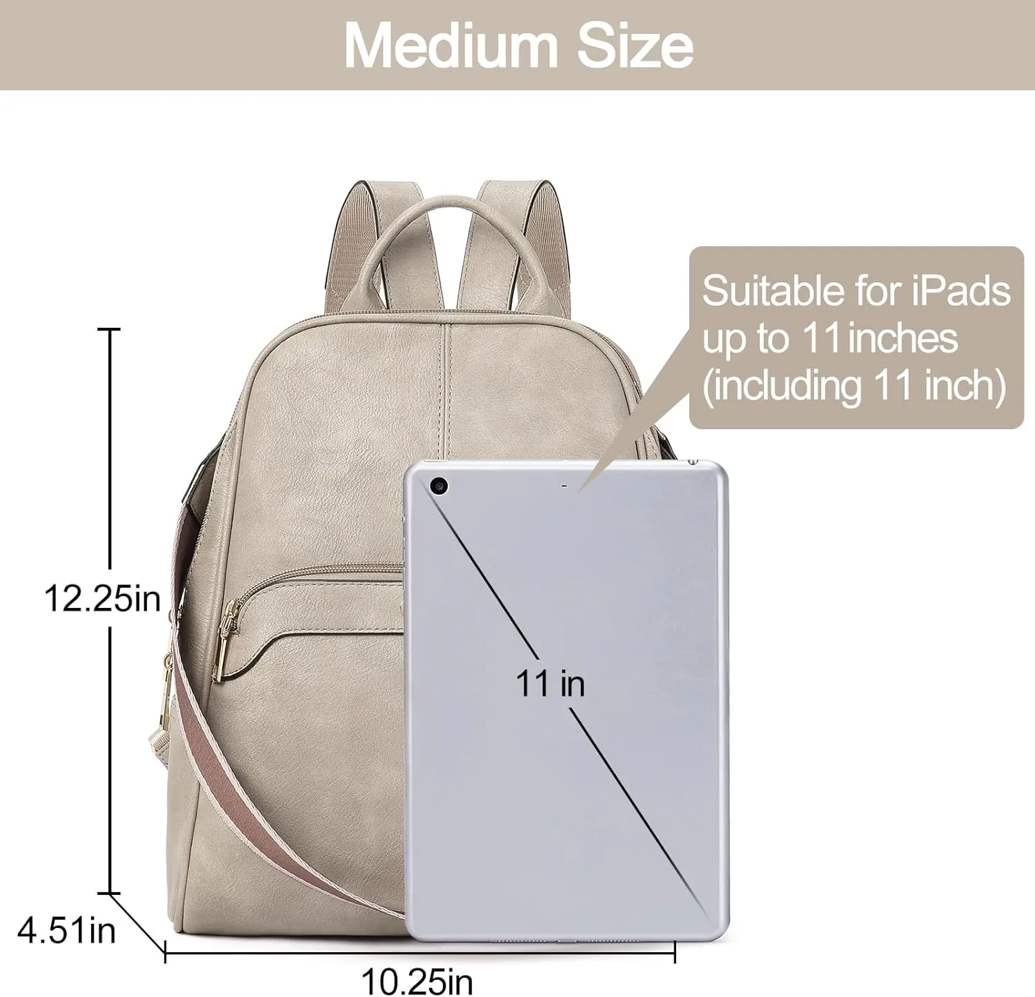 CLUCI Womens Backpack Purse Travel Backpack Leather Convertible Ladies Designer Daypack Shoulder Bags