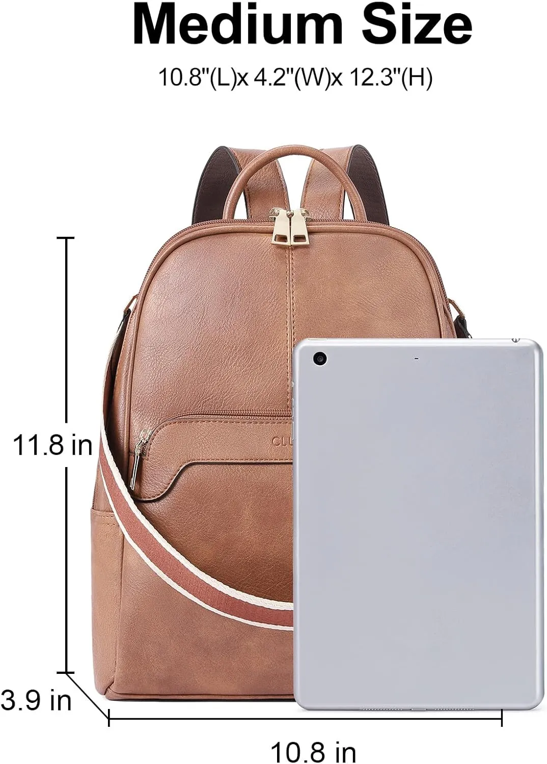 CLUCI Womens Backpack Purse Travel Backpack Leather Convertible Ladies Designer Daypack Shoulder Bags