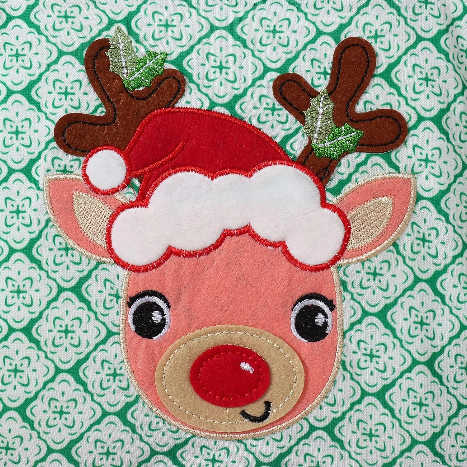 CM C&M WODRO Toddler Baby Girl Christmas Deer Outfit Long Sleeve Ruffle Top Fall Clothes Striped Flare Pants Set