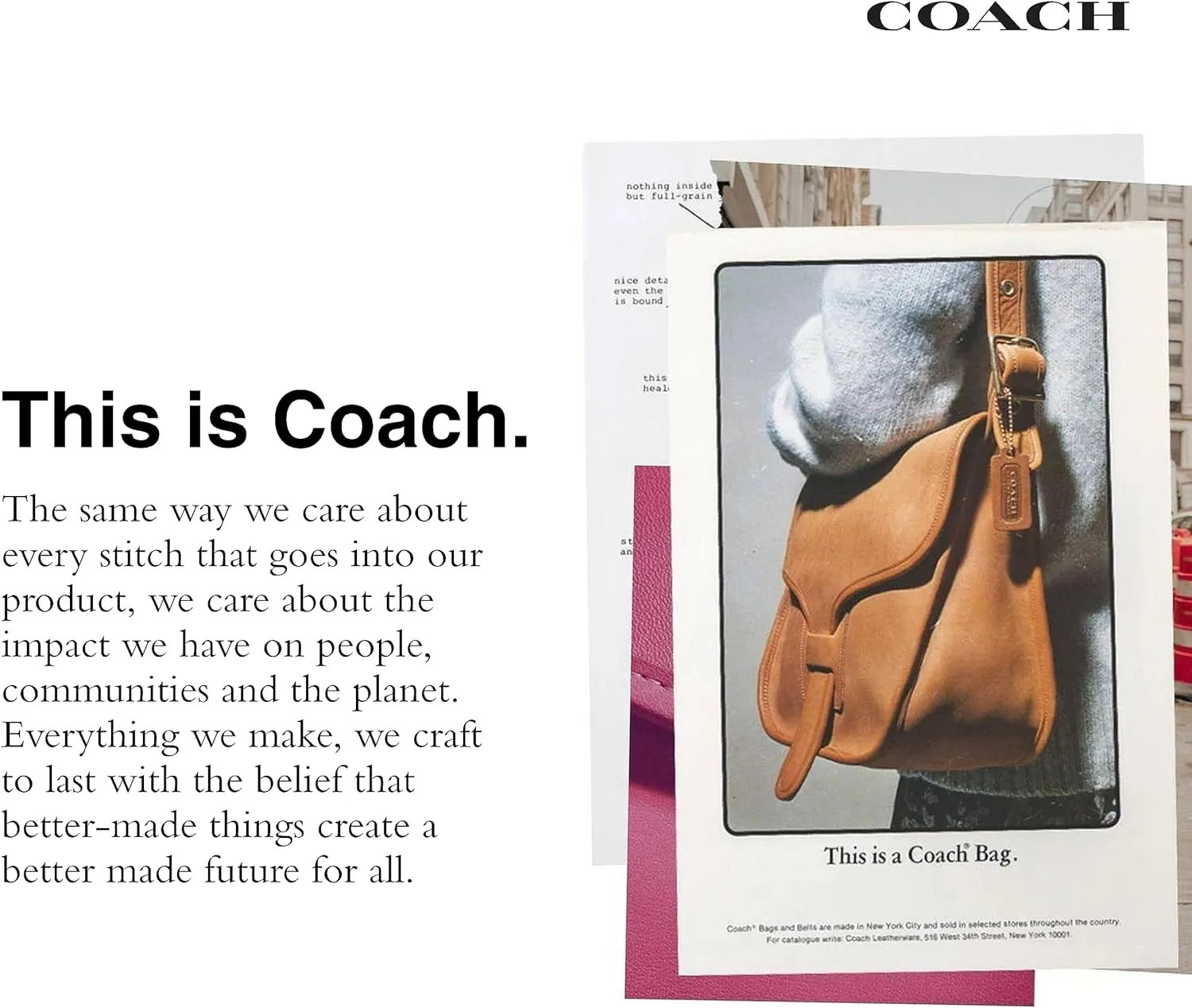 Coach Women's Signature Leather Chain Crossbody