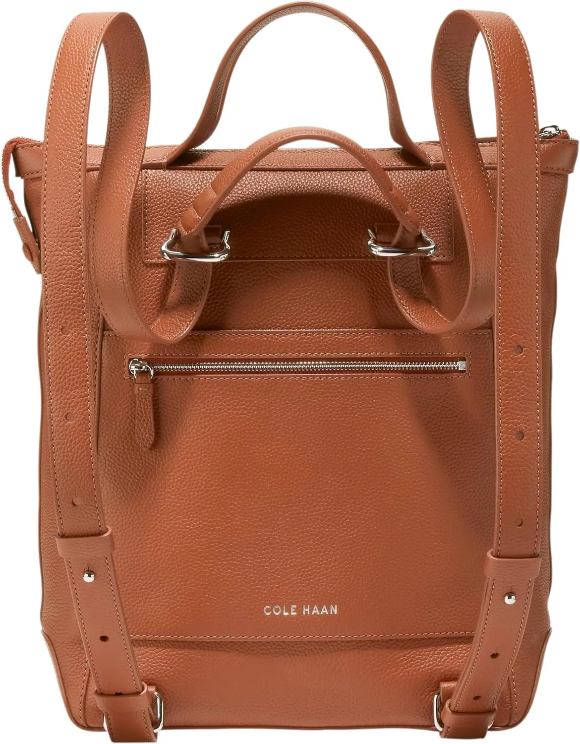 Cole Haan Grand Ambition Small Convertible Luxe Backpack, New British Tan