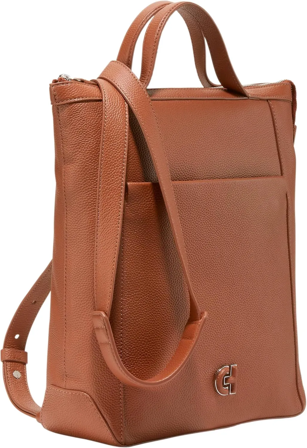 Cole Haan Grand Ambition Small Convertible Luxe Backpack, New British Tan