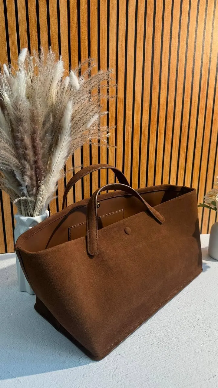Convertible Bag in Genuine Leather and Suede – Elegance and Style in Every Detail