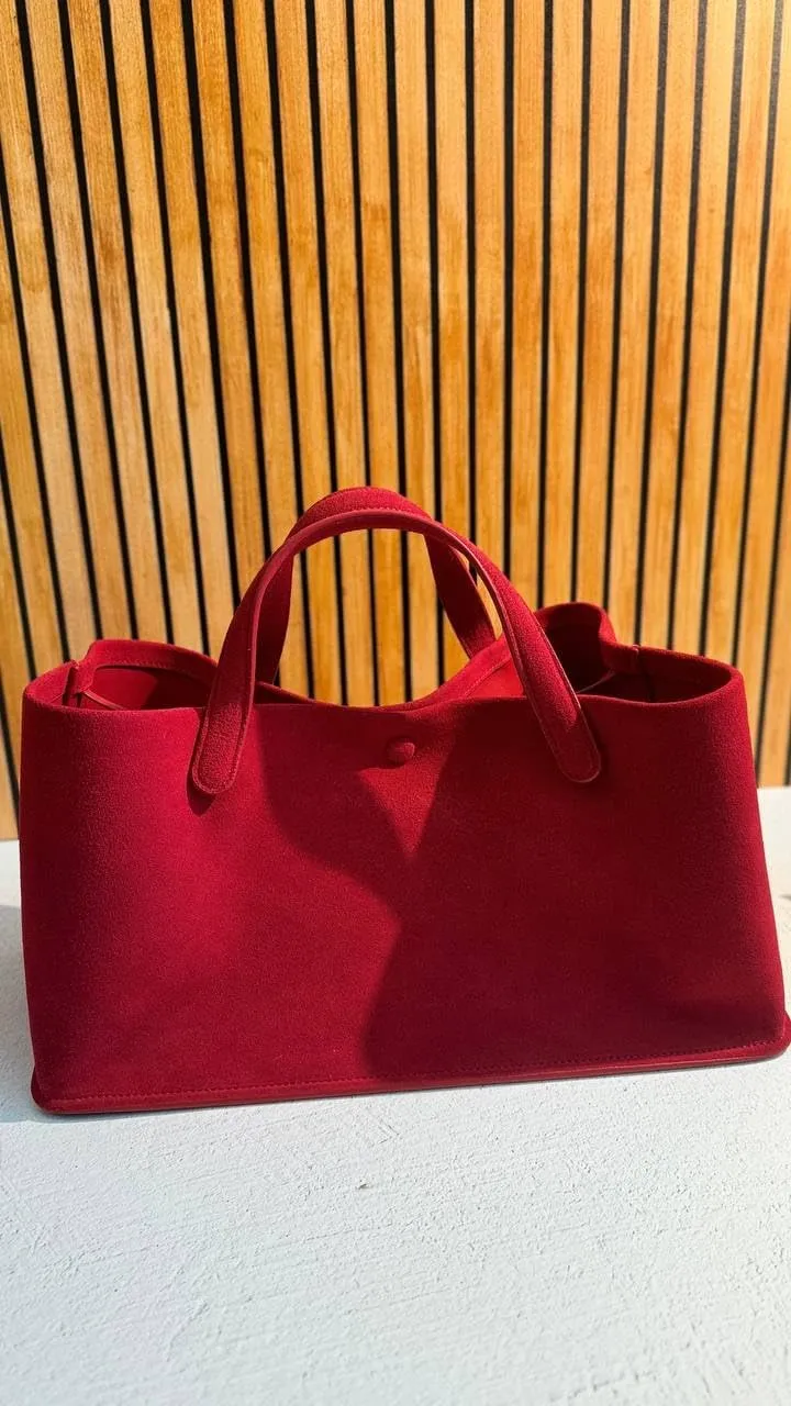 Convertible Bag in Genuine Leather and Suede – Elegance and Style in Every Detail