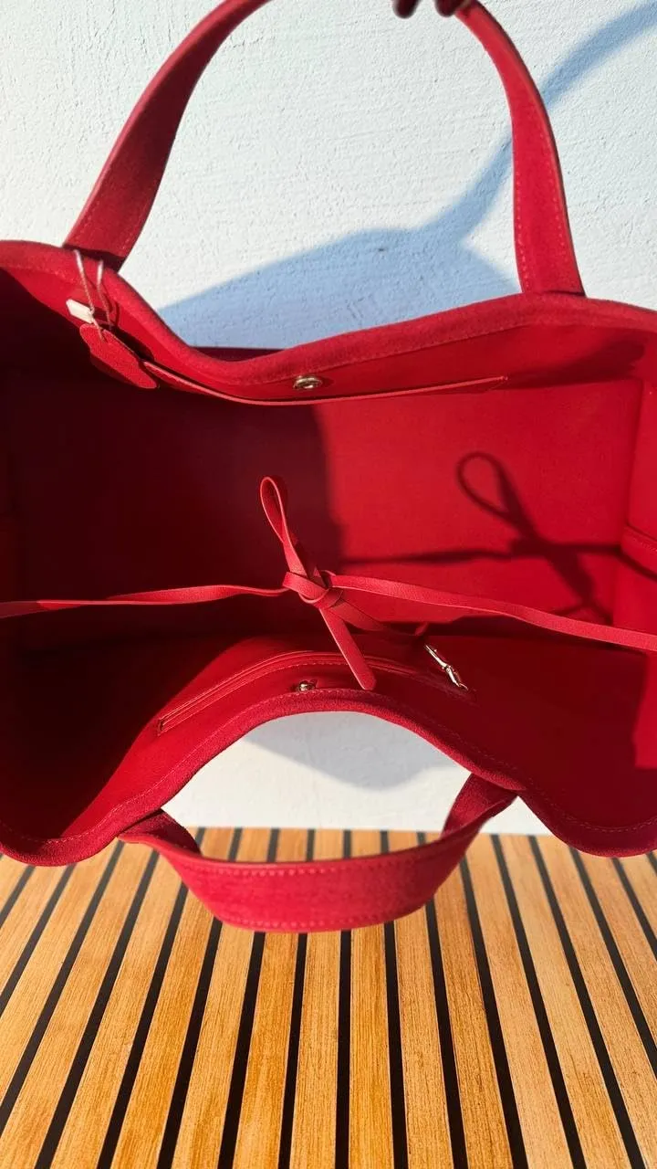Convertible Bag in Genuine Leather and Suede – Elegance and Style in Every Detail