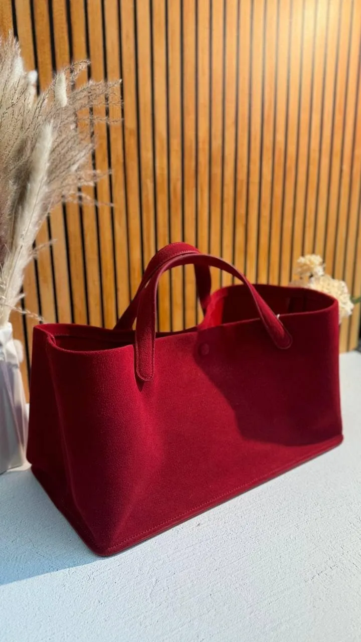 Convertible Bag in Genuine Leather and Suede – Elegance and Style in Every Detail