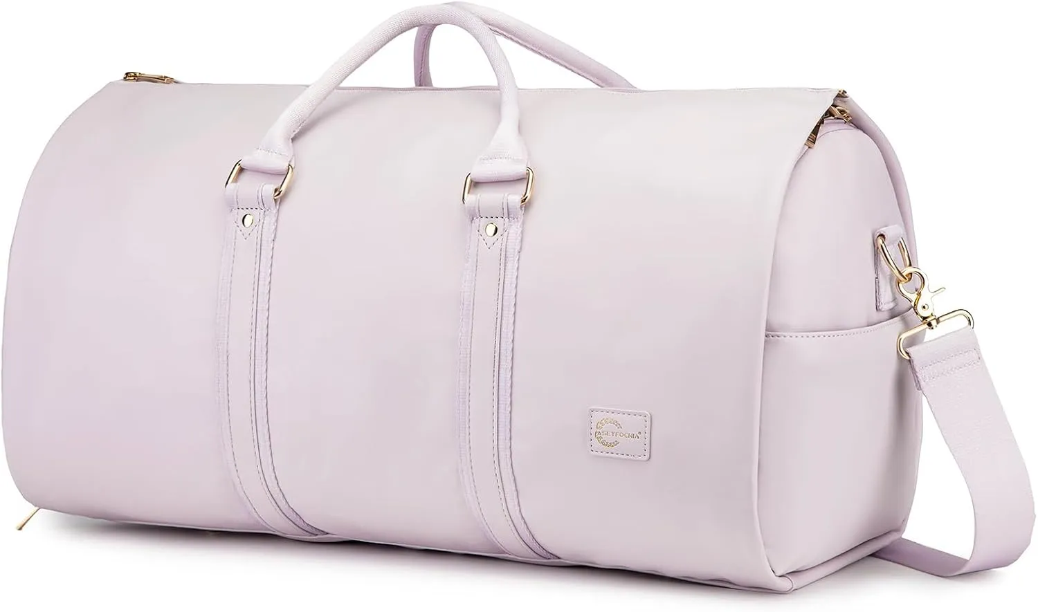 Convertible Garment Travel Bag,Overnight Bag Women Duffle Bag with Shoe Pouch 2 in 1 Hanging Cloting Suit Luggage