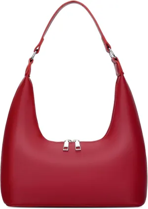 Convertible Hobo Clutch for Women, Underarm Purse with Removable Strap