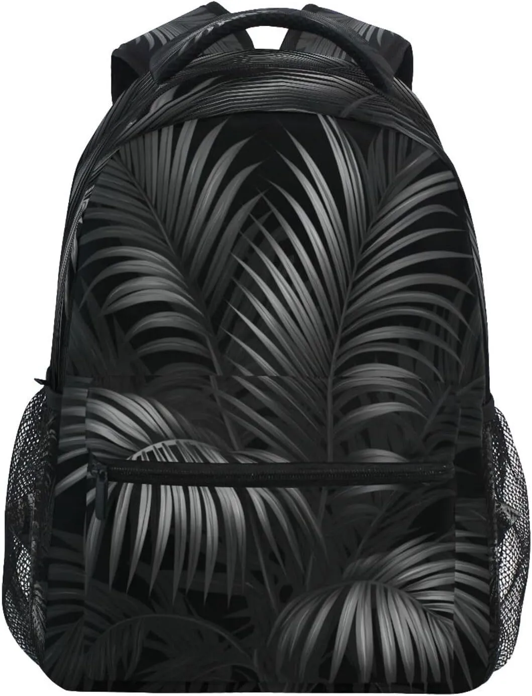 Cool Backpacks for Unisex Adult Fashion Outdoor Backpack with Chest Strap Gift Men & Women Palm Tree Leaves Style
