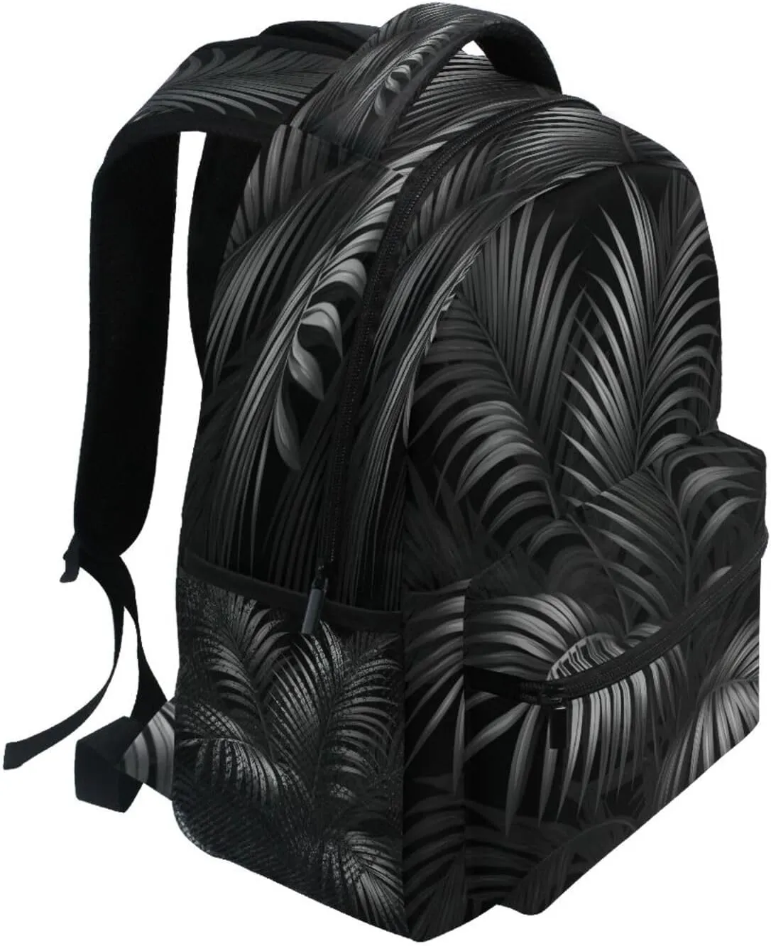 Cool Backpacks for Unisex Adult Fashion Outdoor Backpack with Chest Strap Gift Men & Women Palm Tree Leaves Style