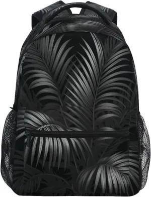 Cool Backpacks for Unisex Adult Fashion Outdoor Backpack with Chest Strap Gift Men & Women Palm Tree Leaves Style