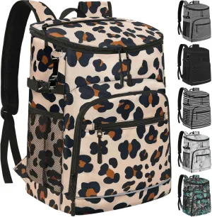 Cooler Backpack Insulated Leakproof Waterproof Backpack Cooler Bag 30/45 Cans, Large Capacity Lightweight Travel Camping Beach Backpack Cooler Ice Chest for Men and Women