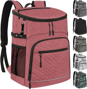 Cooler Backpack Insulated Leakproof Waterproof Backpack Cooler Bag 30/45 Cans, Large Capacity Lightweight Travel Camping Beach Backpack Cooler Ice Chest for Men and Women