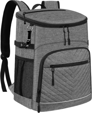 Cooler Backpack Insulated Leakproof Waterproof Backpack Cooler Bag 30/45 Cans, Large Capacity Lightweight Travel Camping Beach Backpack Cooler Ice Chest for Men and Women