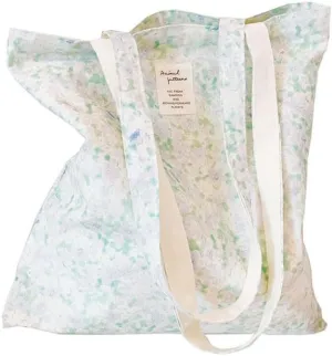 Cotton Canvas Tote Bag Reusable Soft Grocery Cloth Bag Floral Shoulder Bag for Beach Travel Shopping