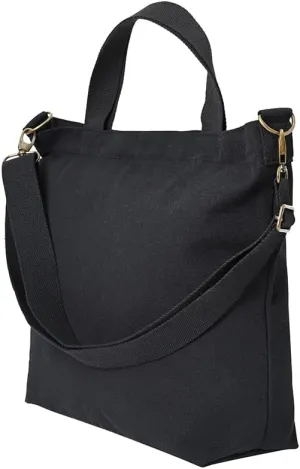 Cotton Durable Canvas Shoulder Crossbody Bag Messenger Laptop Briefcase Bag Multi Purpose Casual Tote