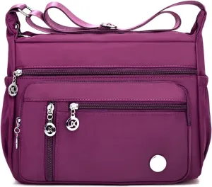 Crossbody Bag Purse for Women, Multiple Pockets Waterproof Shoulder Bag Travel Tote Handbag