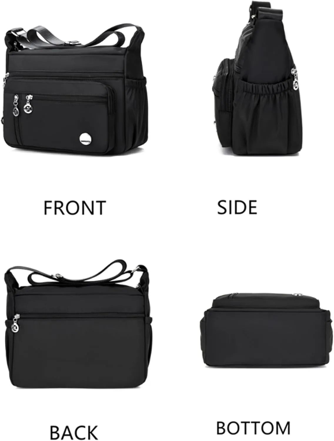 Crossbody Bag Purse for Women, Multiple Pockets Waterproof Shoulder Bag Travel Tote Handbag