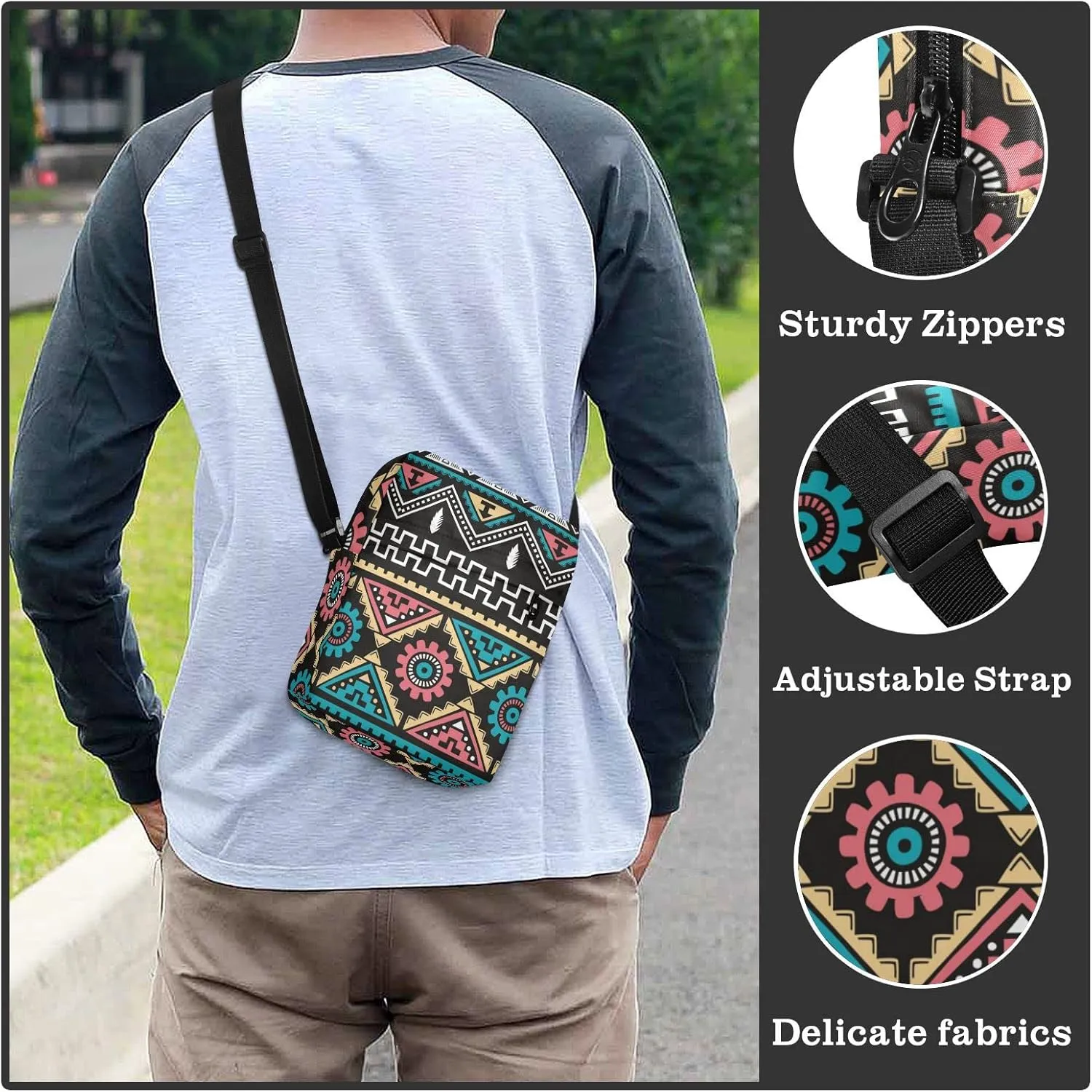 Crossbody Bags for Women Men Cross Body Bag Purses Small Shoulder Bag Side Bag Cell Phone Crossbody Bag