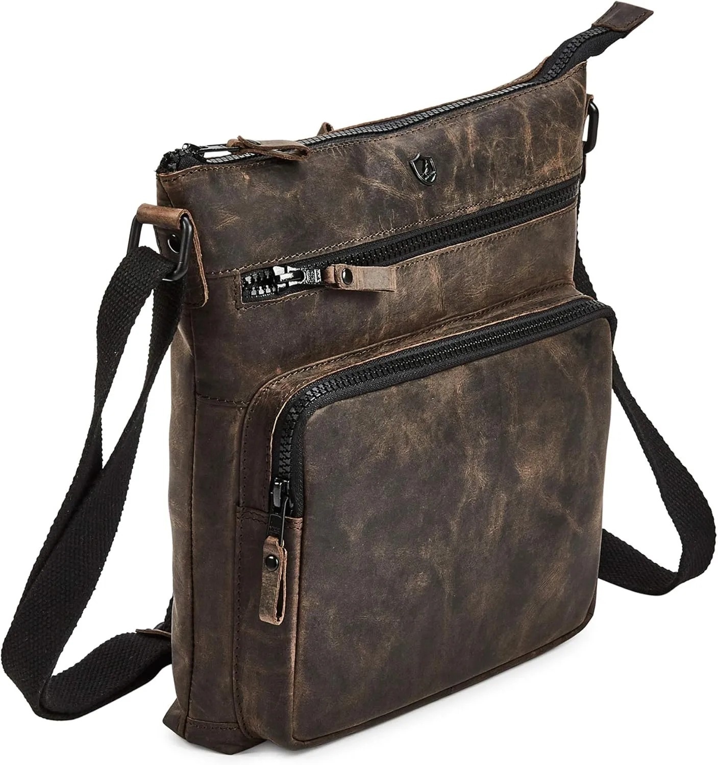 Crossbody Bags for Women Real Leather Purse Handmade Vintage Crossover Shoulder Pocketbook