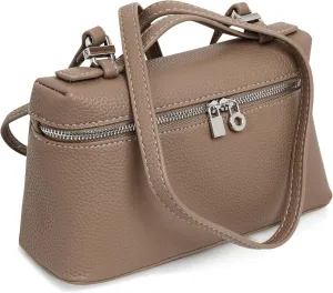 Crossbody Bags for Women,Small Top-Handle Pouch Purse Designer,Chic Handbags Shoulder Bag with Detachable Strap