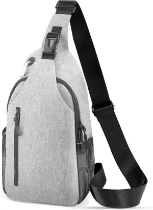 Crossbody Sling Bag for Women & Men, Waterproof Sling Backpack, Lightweight Shoulder Chest Bag for Hiking, Travel