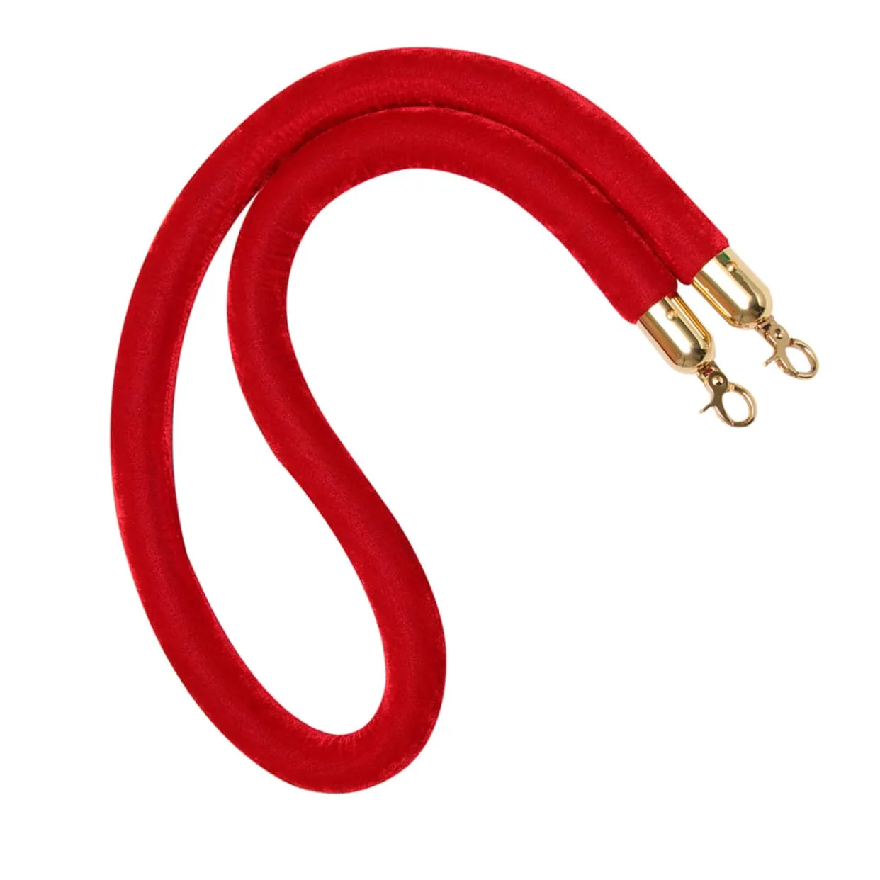 Crowd Control Key Ropes Large Hanging Party Tap Bar Hole Elastic Ratchet Hook Line Velvet Queuing Rope Stanchion Rope Weight Sentry Stanchion Queue Rope Retractable Belt Flannel