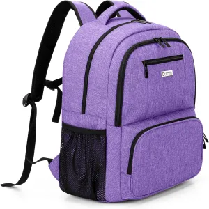 CURMIO CPAP Travel Backpack - Compatible with ResMed AirSense 9/10/11 & Philips System One - Purple, Patent Design