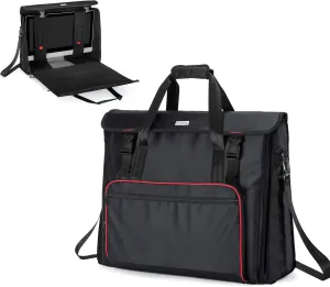 CURMIO Travel Bag Compatible for Apple iMac 27'' Desktop Computer, Portable Carrying Case Compatible with iMac 27-inch Monitor and Accessories, Black (Patent Pending)