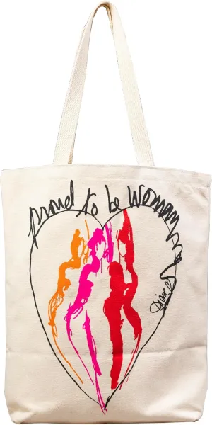 Diane Von Furstenberg DVF, Canvas Tote bag, Proud To be Woman Art Print