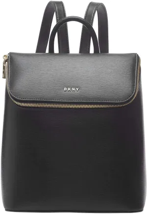 DKNY womens Dkny Bryant Tz Backpack, Black/Gold, One Size US