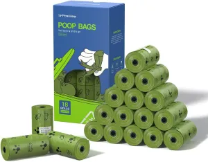 Dog Poop Bags, Guaranteed Leak Proof and Extra Thick Poop Bag Rolls for Dogs, Lavender Scented, 270 Count (Old Packaging)