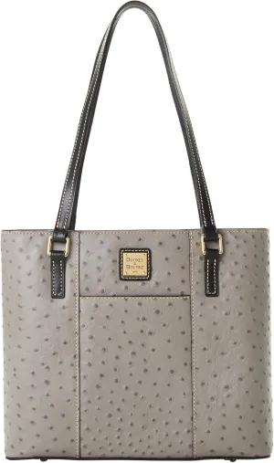 Dooney & Bourke Handbag, Ostrich Small Lexington Tote - Grey